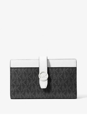 MICHAEL Michael Kors Greenwich Medium Signature Logo Wallet