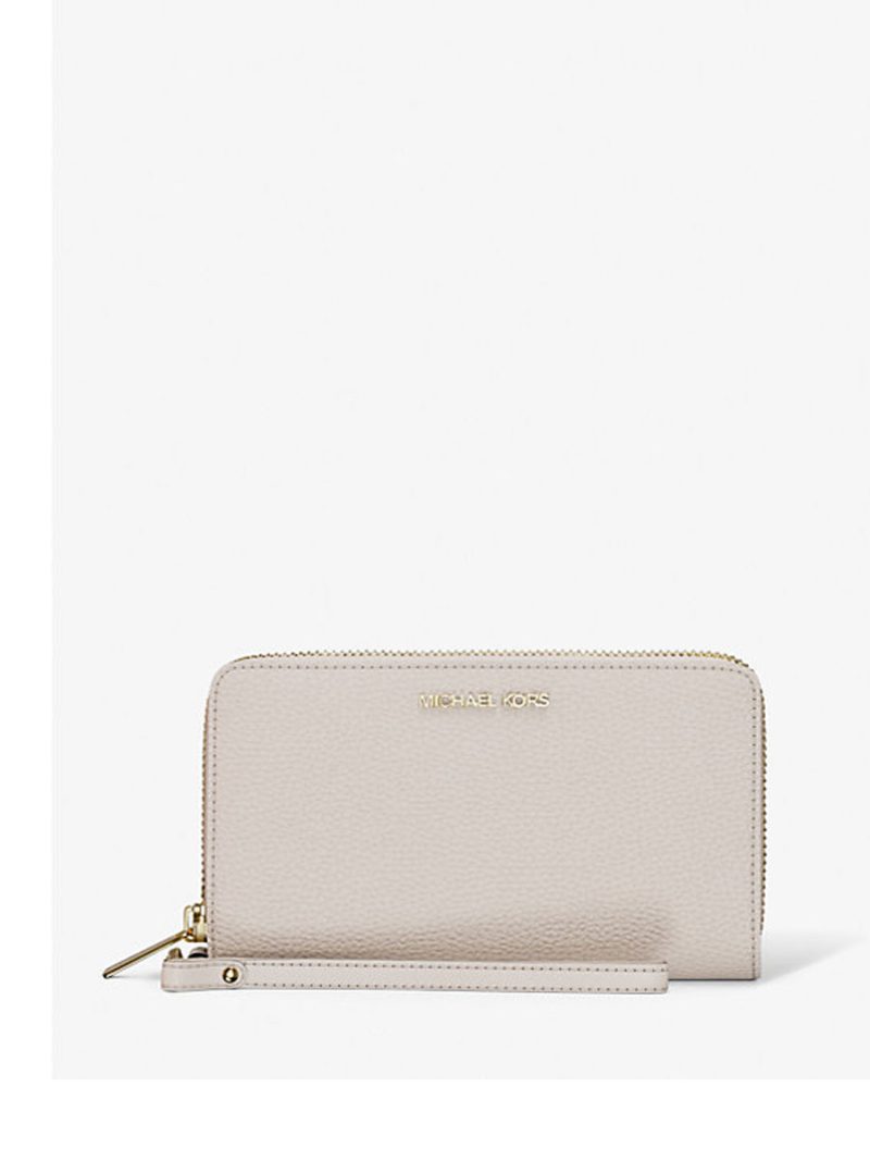 MICHAEL Michael Kors Large Pebbled Leather Smartphone Wristlet
