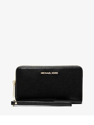 MICHAEL Michael Kors Large Pebbled Leather Smartphone Wristlet