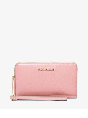 MICHAEL Michael Kors Large Pebbled Leather Smartphone Wristlet