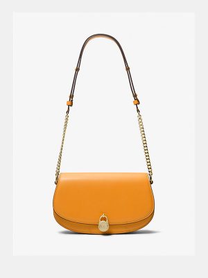 MICHAEL Michael Kors Mila Medium Leather Messenger Bag