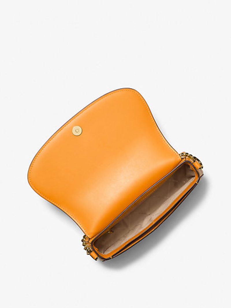 MICHAEL Michael Kors Mila Medium Leather Messenger Bag - Image 2
