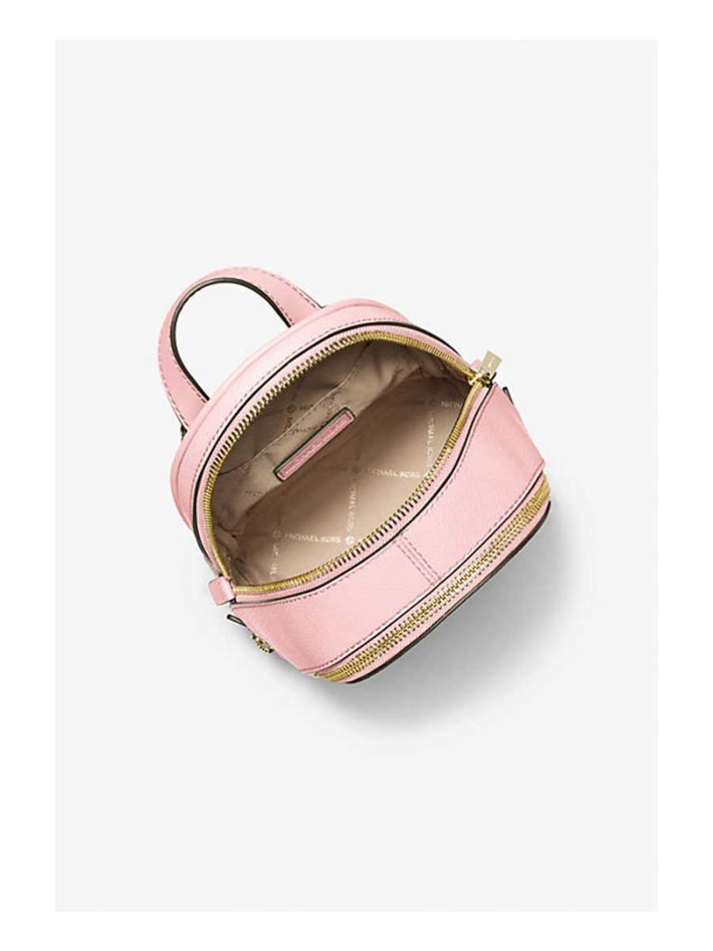 MICHAEL Michael Kors Rhea Extra-Small Pebbled Leather Backpack - Image 2