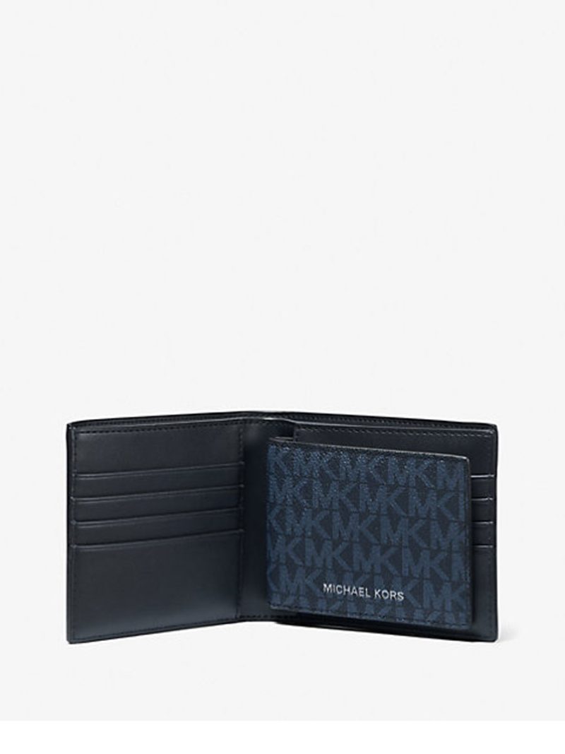 MICHAEL Michael Kors Cooper Logo Billfold Wallet With Passcase - Image 2