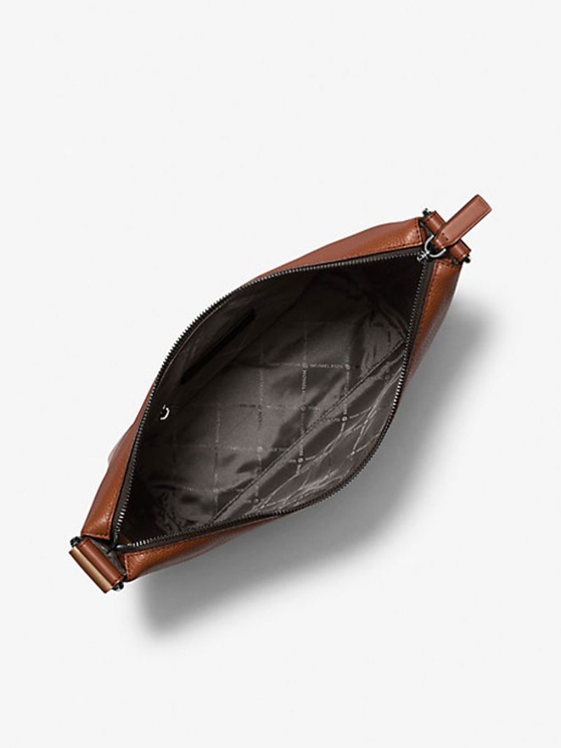 MICHAEL Michael Kors Cooper Pebbled Leather Crescent Bag - Image 2