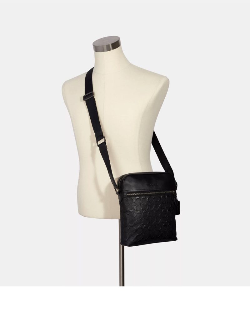 COACH Houston Flight Bag In Signature Leather - Image 3