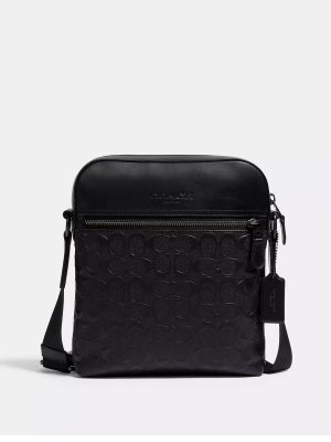 COACH Houston Flight Bag In Signature Leather