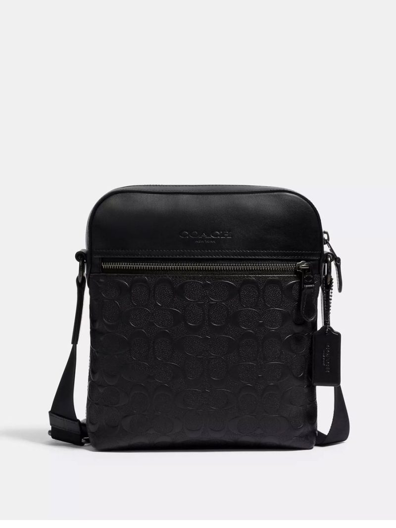 COACH Houston Flight Bag In Signature Leather