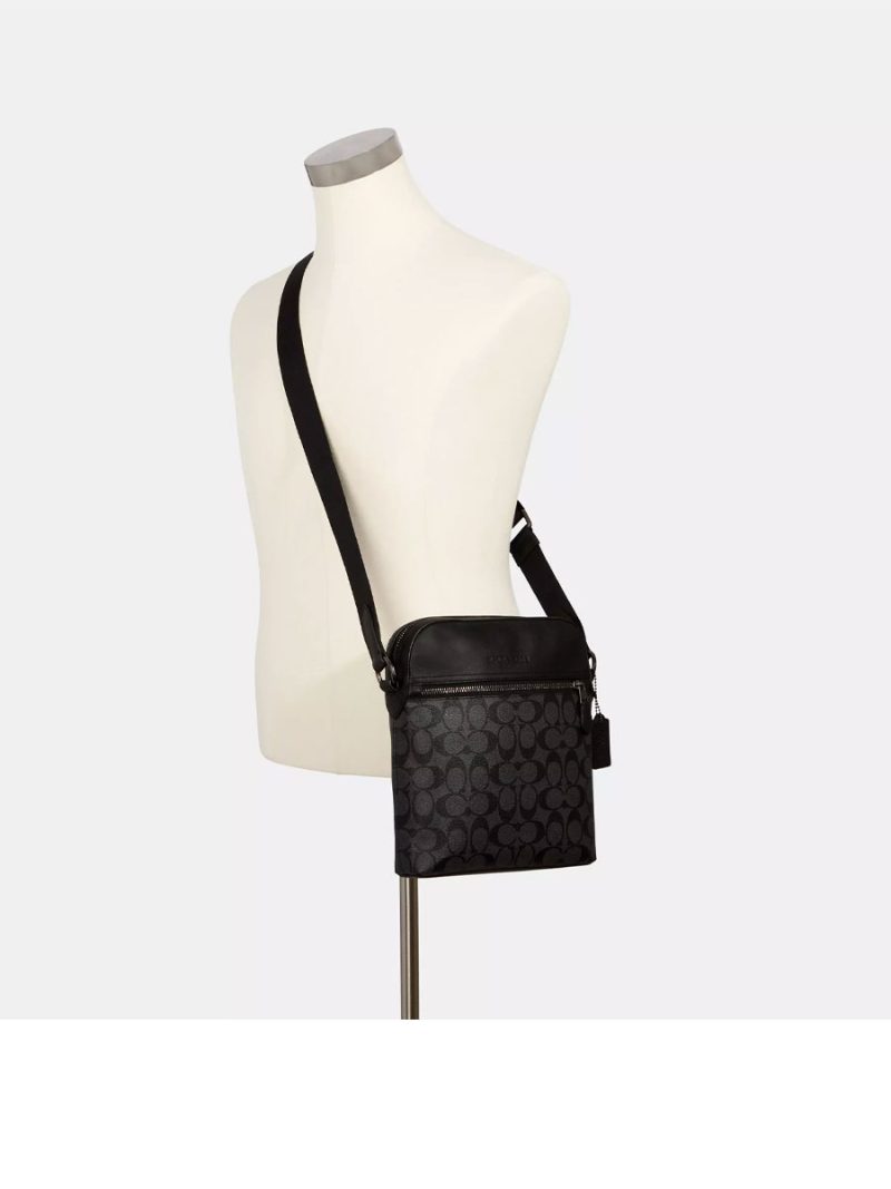COACH Houston Flight Bag In Signature Canvas - Image 4