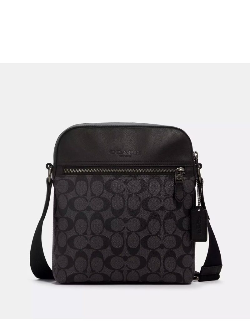 COACH Houston Flight Bag In Signature Canvas