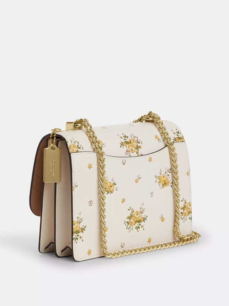 COACH Klare Crossbody Bag With Spring Blossom Print - Image 3