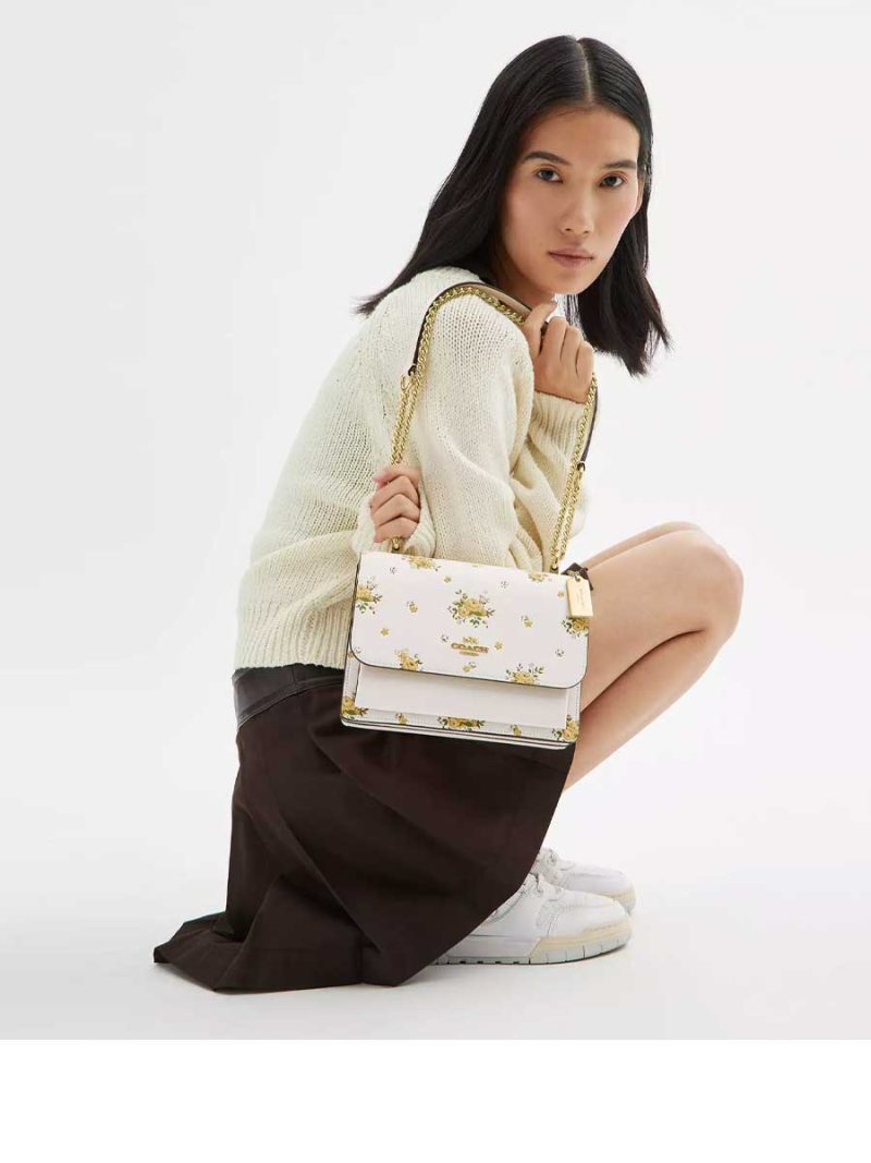 COACH Klare Crossbody Bag With Spring Blossom Print - Image 5