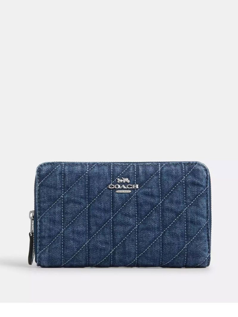 COACH Medium Id Zip Wallet With Quilting