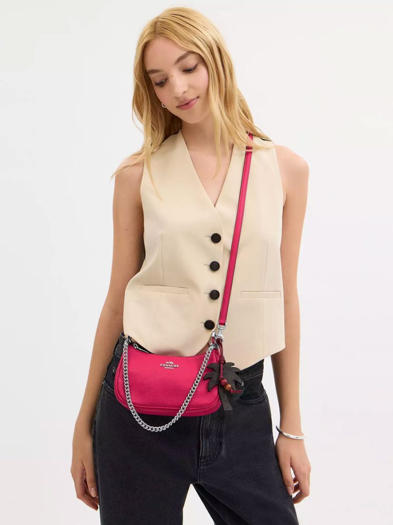 COACH Teri Mini Crossbody Bag With Palm Tree Charm - Image 6