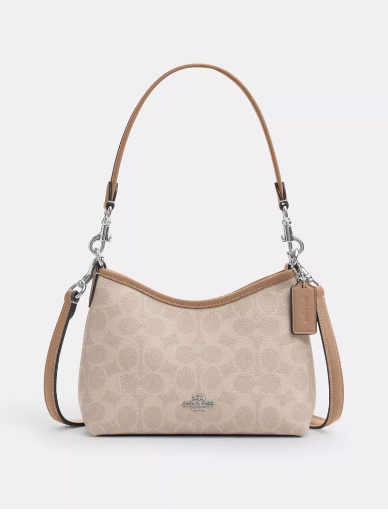 COACH Laurel Small Shoulder Bag In Signature Canvas