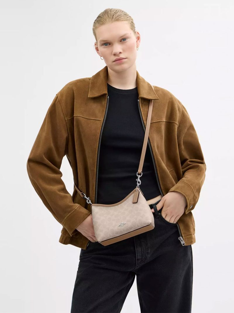 COACH Laurel Small Shoulder Bag In Signature Canvas - Image 5