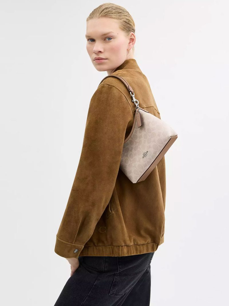 COACH Laurel Small Shoulder Bag In Signature Canvas - Image 6