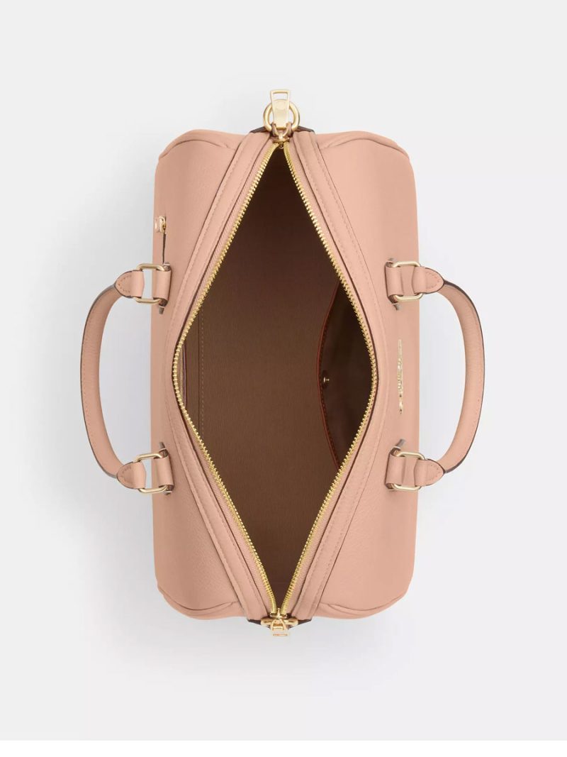 COACH Rowan Large Satchel Bag With Shell Charm - Image 3
