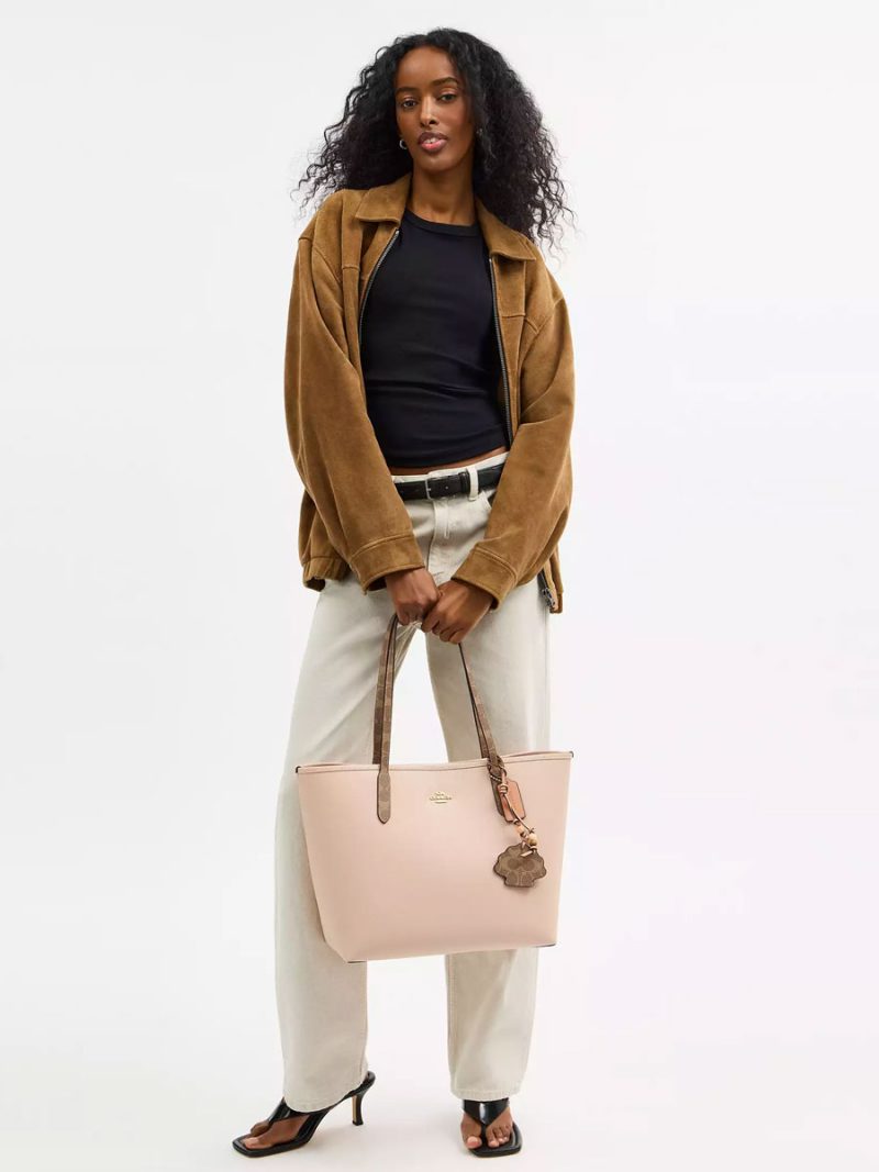 COACH City Tote Bag With Shell Charm - Image 5