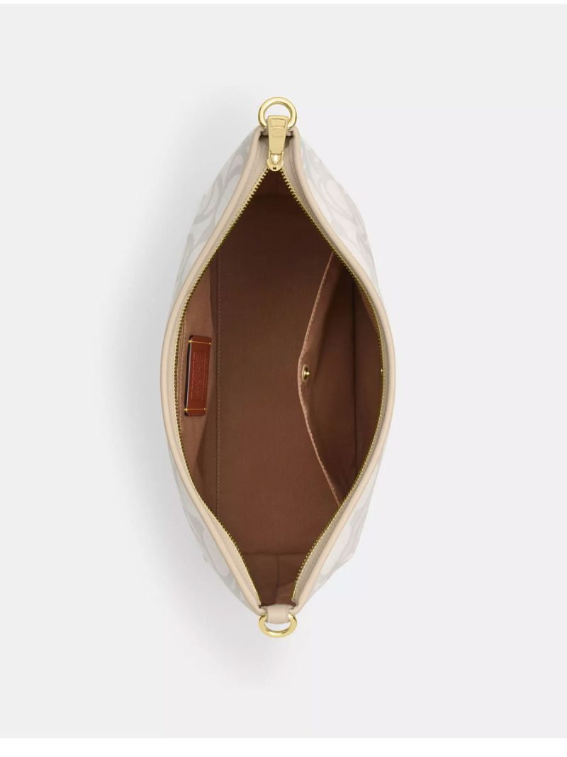 COACH Laurel Large Shoulder Bag In Sketch Signature Canvas - Image 3