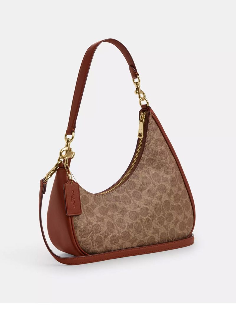 COACH Twisted Teri Shoulder Bag In Signature Canvas - Image 4