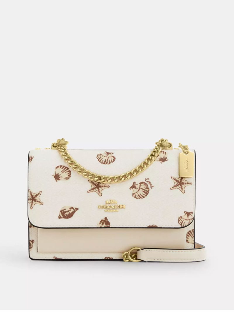 COACH Mini Klare Crossbody Bag With Shell Print