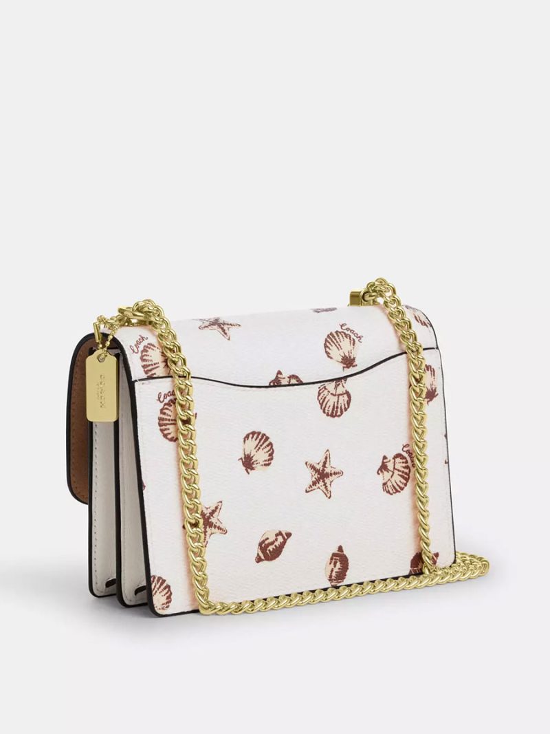 COACH Mini Klare Crossbody Bag With Shell Print - Image 4