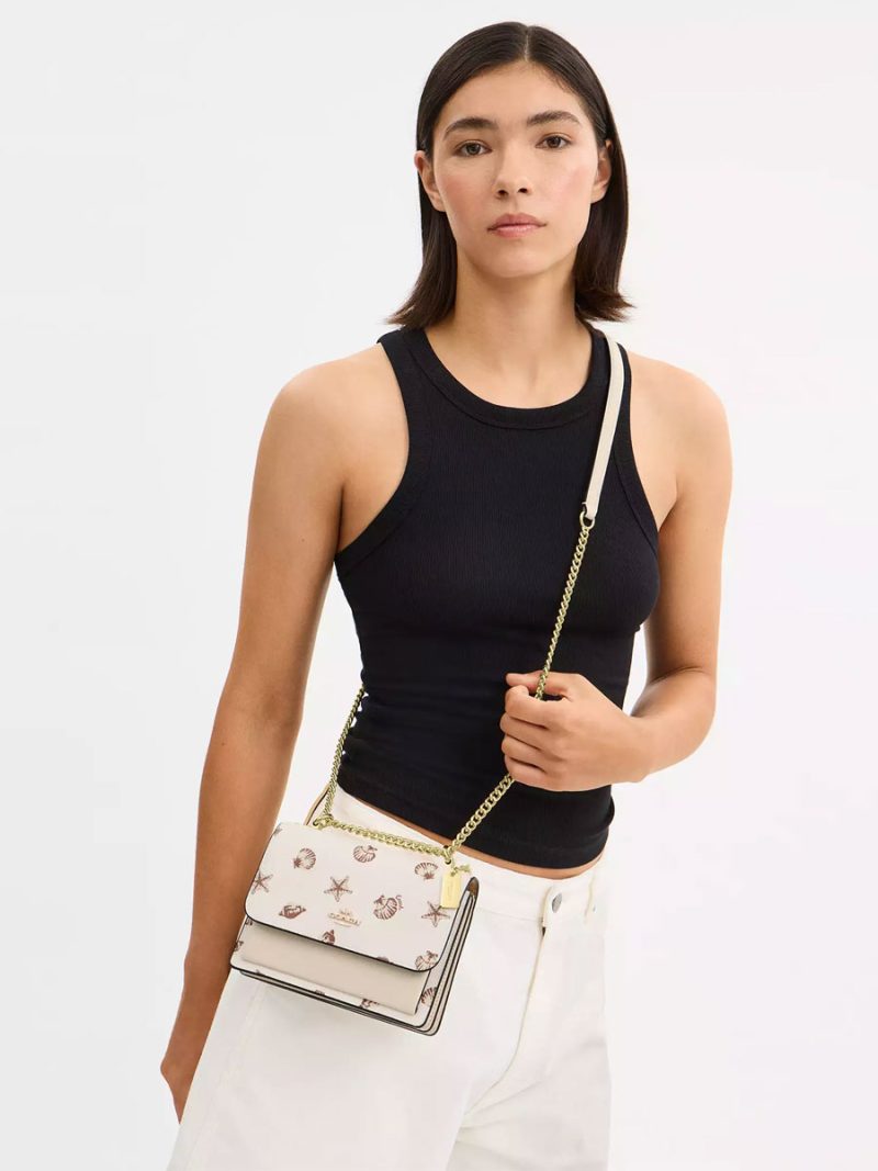 COACH Mini Klare Crossbody Bag With Shell Print - Image 6