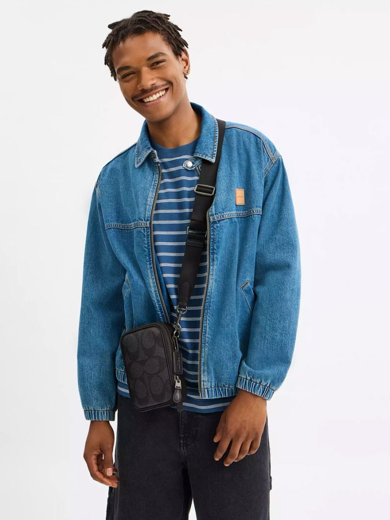 COACH Stanton Crossbody Bag In Signature Canvas - Image 5