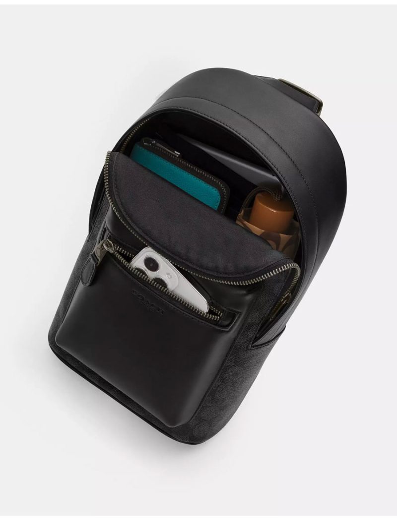 COACH West Pack In Blocked Signature Canvas - Image 2