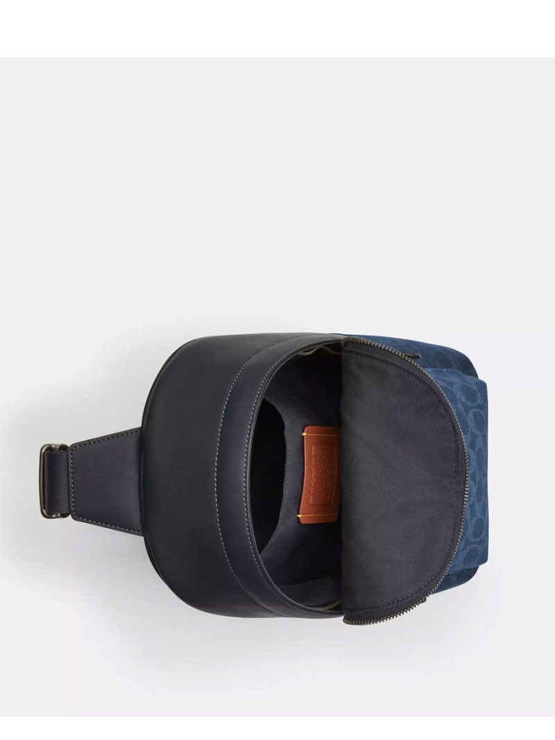 COACH West Pack In Blocked Signature Canvas - Image 3