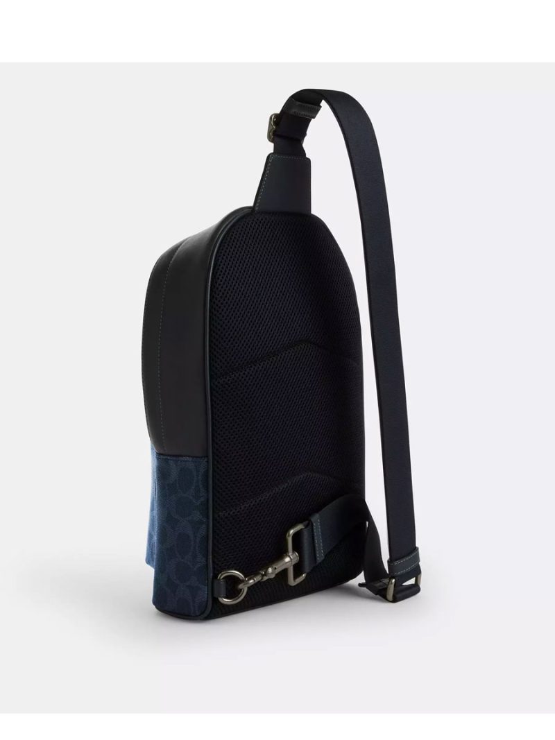 COACH West Pack In Blocked Signature Canvas - Image 4