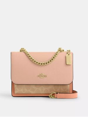 COACH Mini Klare Crossbody Bag In Colorblock Signature Canvas
