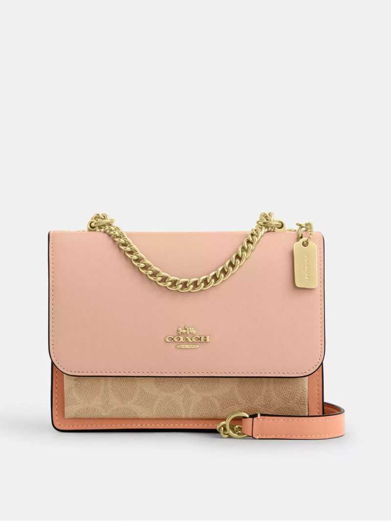 COACH Mini Klare Crossbody Bag In Colorblock Signature Canvas