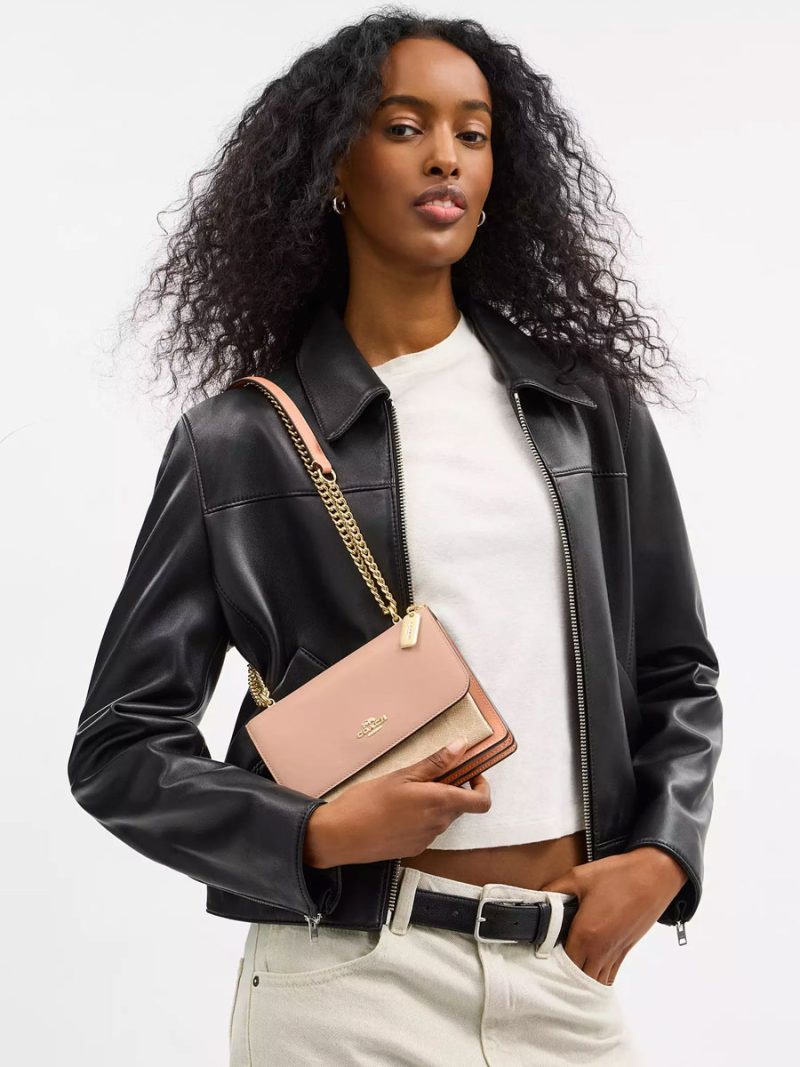 COACH Mini Klare Crossbody Bag In Colorblock Signature Canvas - Image 5