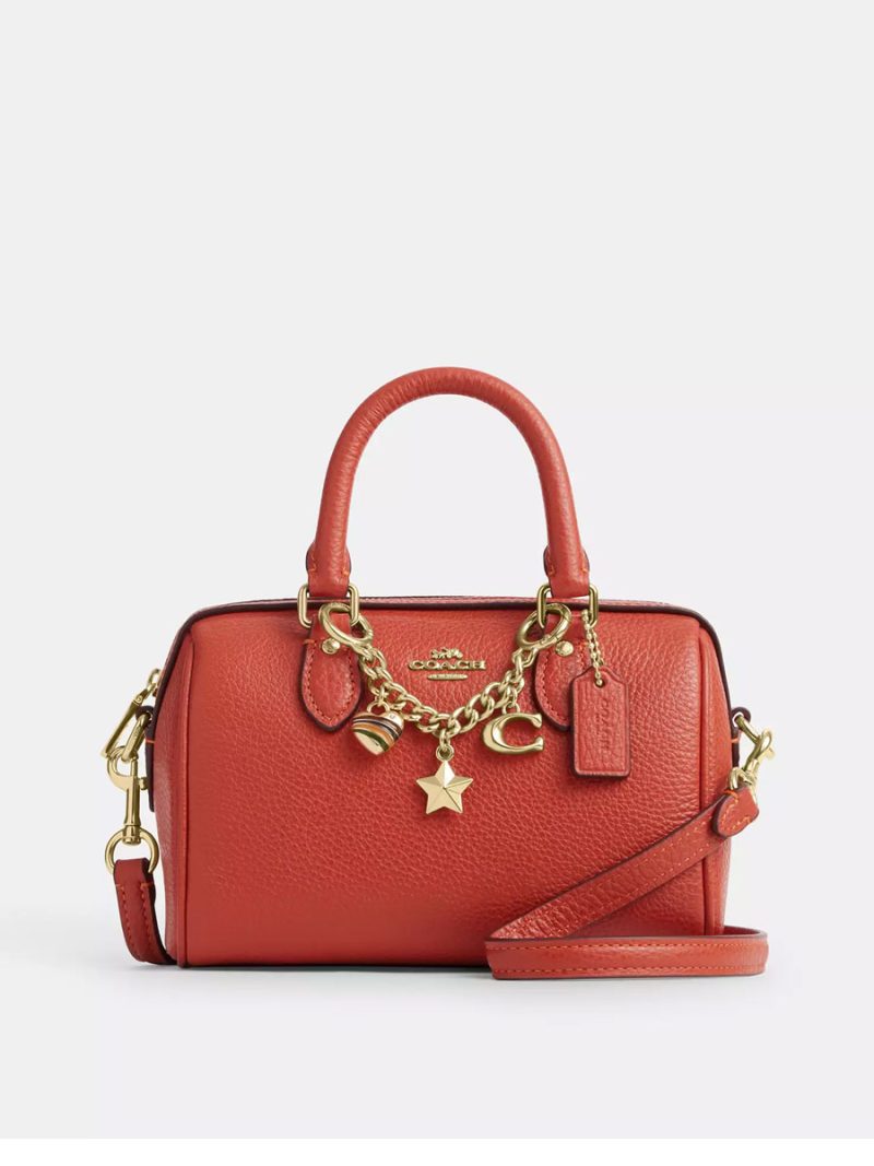 COACH Mini Rowan Crossbody Bag With Charms