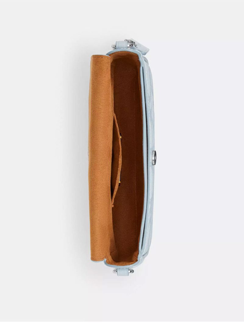 COACH Hailey Flap Bag In Sketch Signature Canvas - Image 3