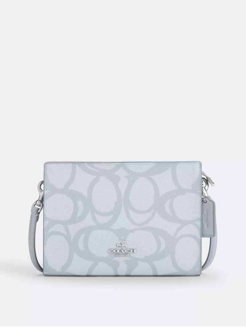 COACH Slim Crossbody Bag In Sketch Signature Canvas