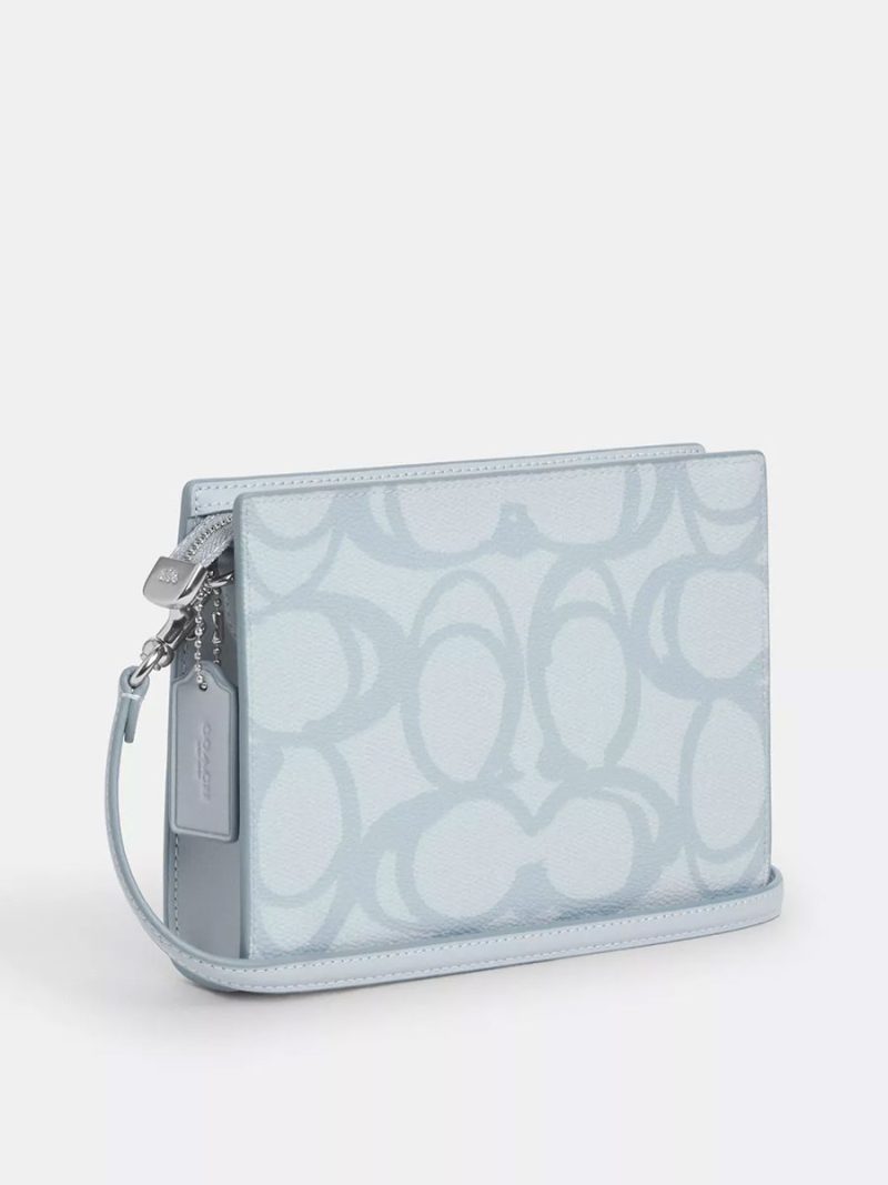 COACH Slim Crossbody Bag In Sketch Signature Canvas - Image 4