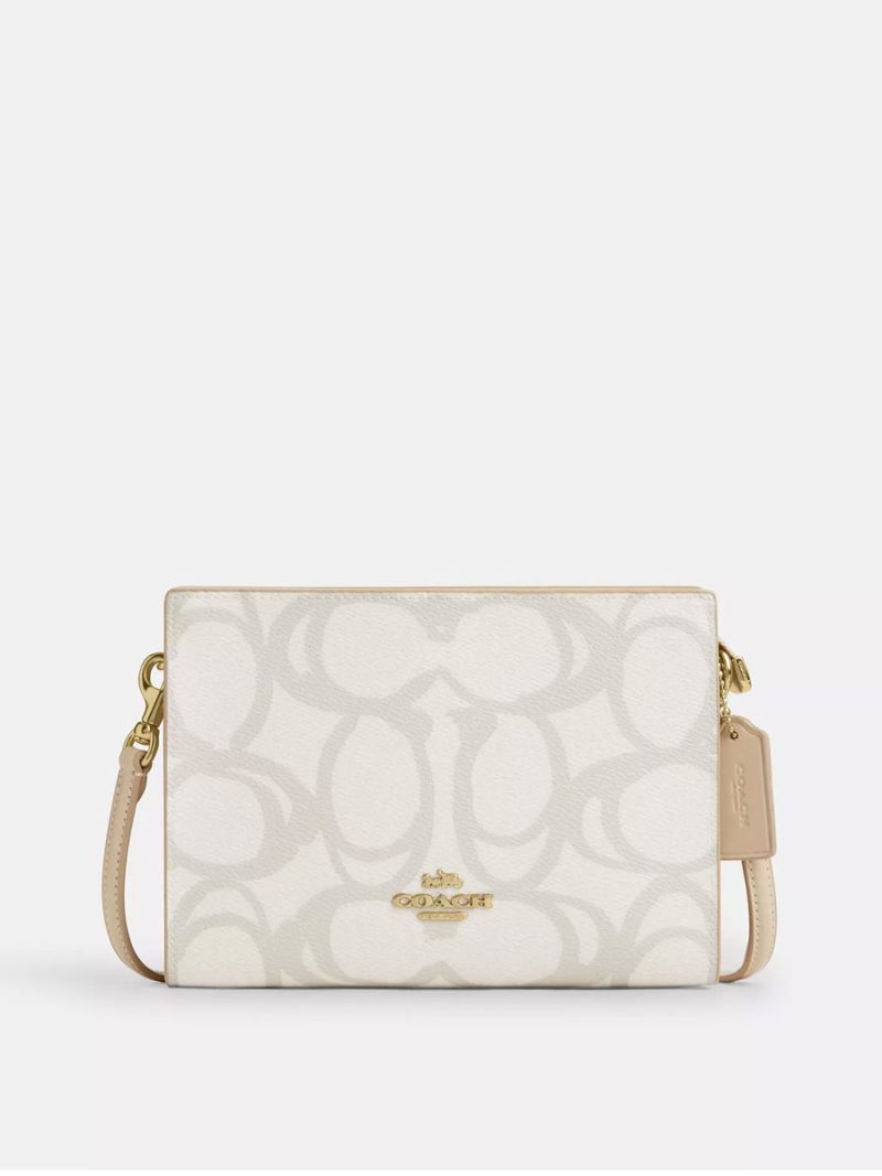 COACH Slim Crossbody Bag In Sketch Signature Canvas