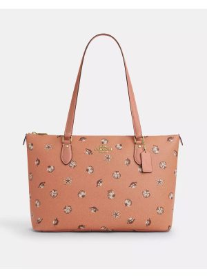 COACH Gallery Tote Bag With Shell Print