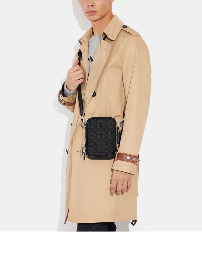 COACH Stanton Crossbody In Signature Jacquard - Image 5
