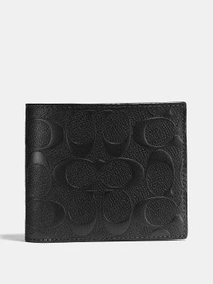 COACH 3-IN-1 Wallet Signature Leather