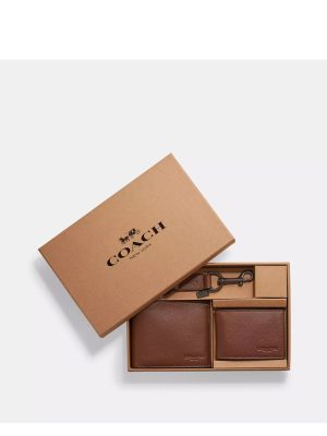 COACH Boxed 3 In 1 Wallet Gift Set