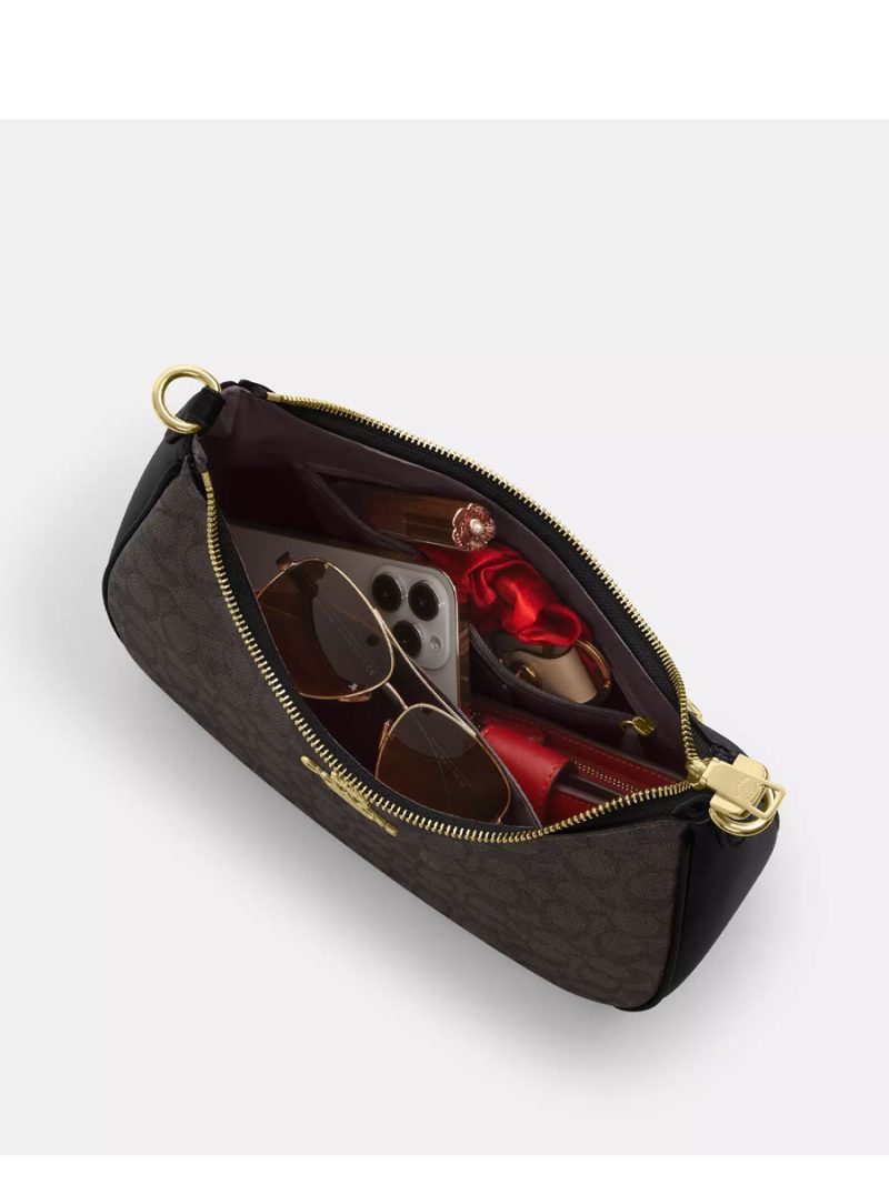 COACH Teri Hobo Bag In Signature Canvas - Image 3