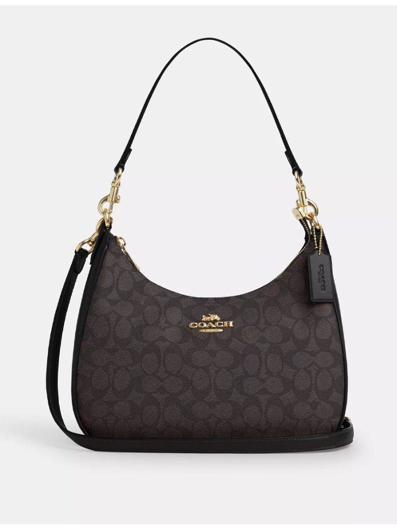 COACH Teri Hobo Bag In Signature Canvas