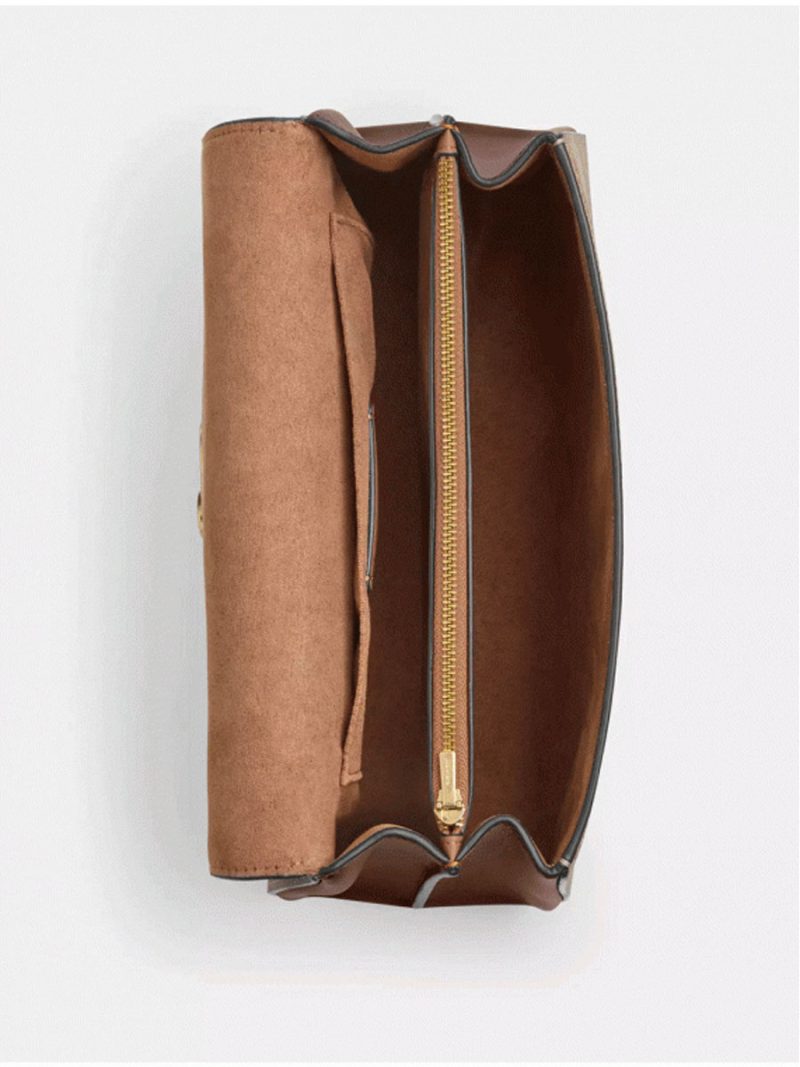 COACH Eliza Top Handle Bag In Signature Canvas - Image 2