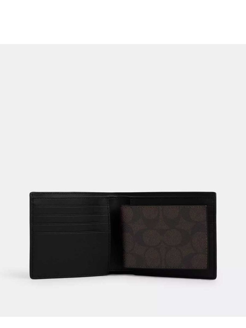 COACH Boxed 3 In 1 Wallet Gift Set In Signature Canvas - Image 3