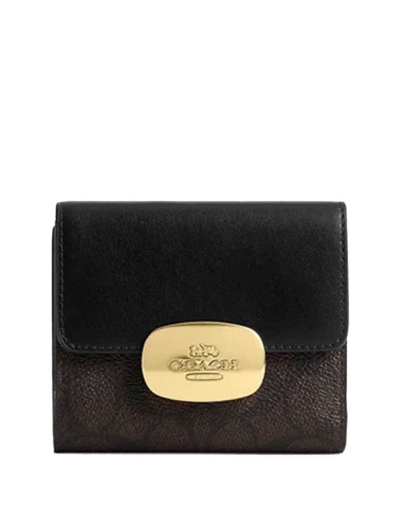 COACH Eliza Small Wallet In Signature Canvas
