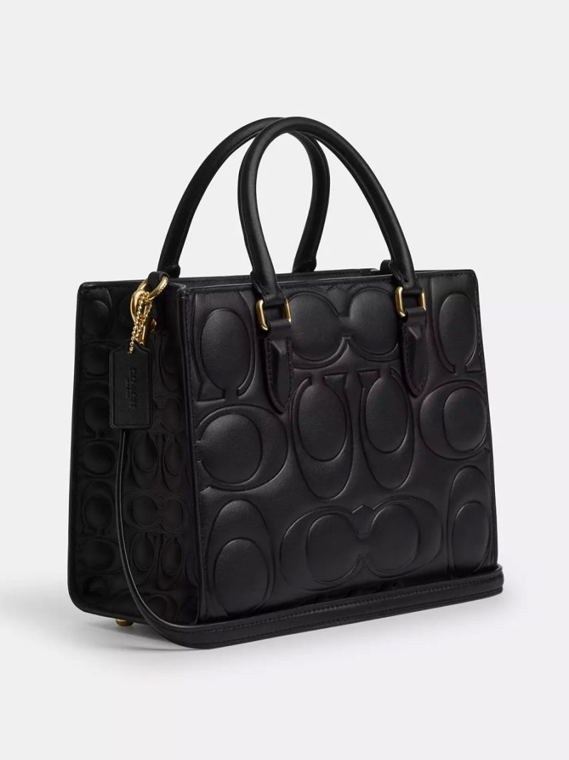 COACH Maggie Small Tote Bag In Signature Leather - Image 3